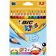 746281 829735 Fargeblyant BIC Evolution trekant (12) 